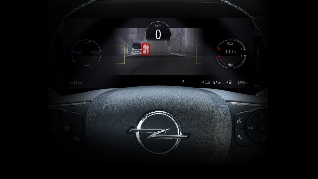 Opel Grandland - Inovace - Noční vidění Opel Grandland