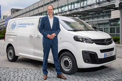 Opel Vivaro-e HYDROGEN: Plug-In LCV elektromobil s vodíkovými palivovými články